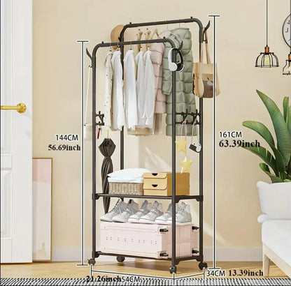 UrbanNest - Multifunctional Storage Rack with Shelves Ⓢ