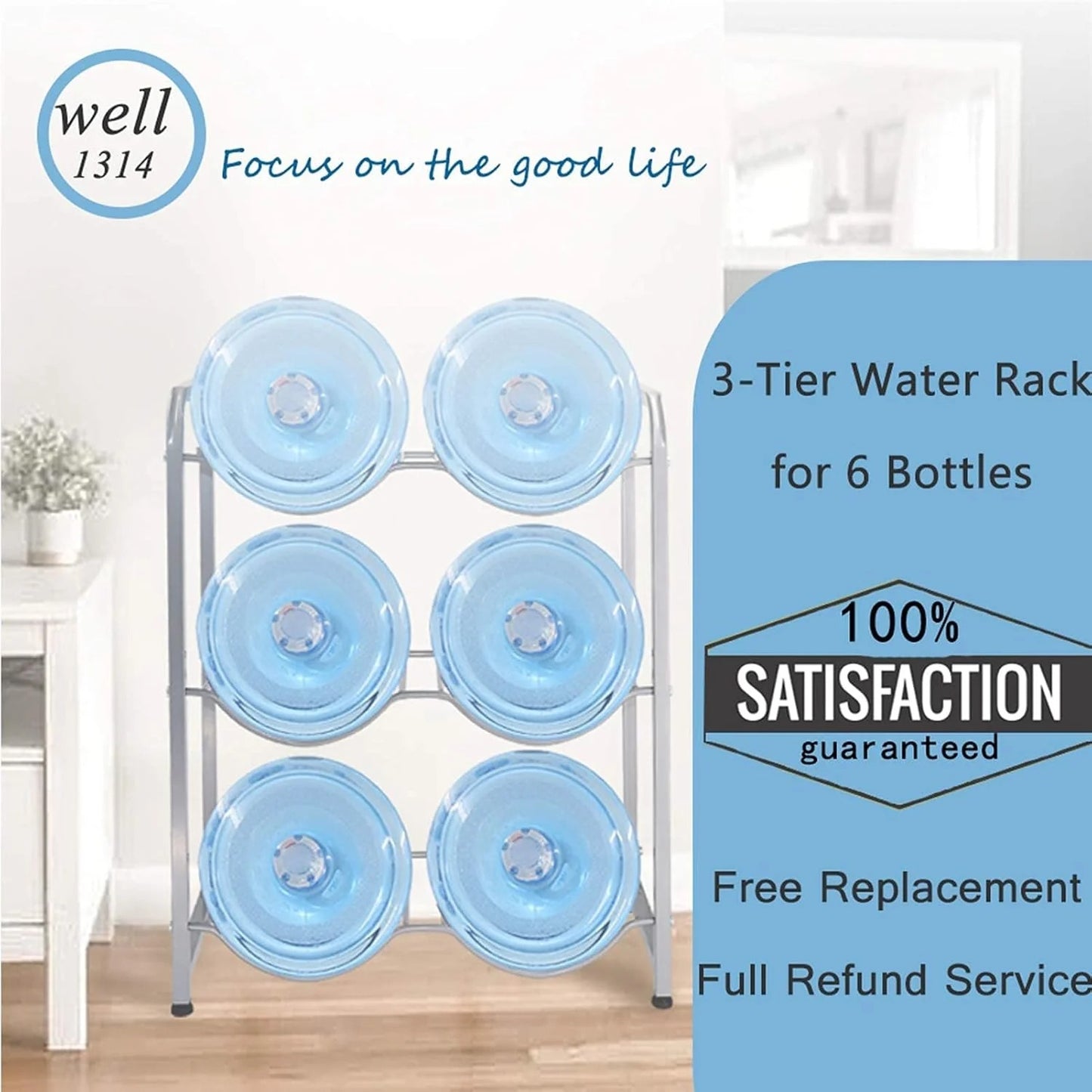 Metal Water Bottle Rack Ⓢ