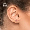 Red Flower Cubic Zirconia Gold